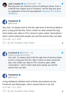 The Facebook has shared some of the more details regarding this cause of the bug on Twitter