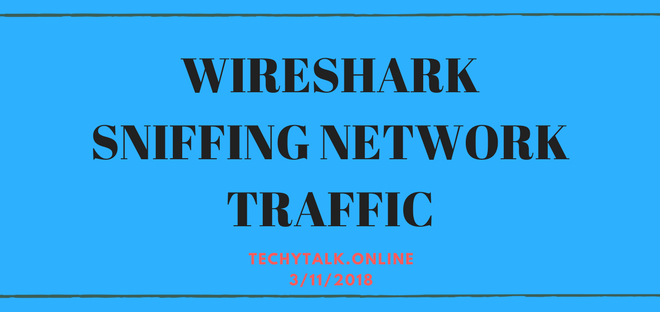 wireshark sniff network traffic